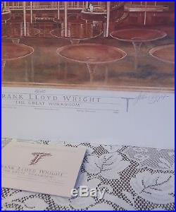Frank Lloyd Wright The Great Workroom William Suys Limited Edition Lithograh