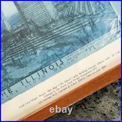 Frank Lloyd Wright The Illinois Mile High Tower 1989 Edita Framed Print 36 x 24