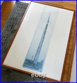 Frank Lloyd Wright The Illinois Mile High Tower 1989 Edita Framed Print 36 x 24 Frank Lloyd Wright The Illinois Mile High Tower 1989 Edita Framed Print 36 x 24