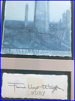 Frank Lloyd Wright The Illinois Z Galleries Signed Box Art