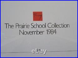 Frank Lloyd Wright The Prairie School Collection RUG Offset Lithograph Poster 84