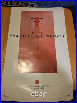 Frank Lloyd Wright The Prairie School Collection RUG Offset Poster 1984 Museum