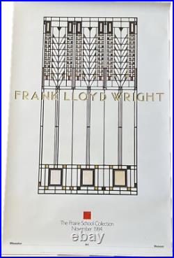 Frank Lloyd Wright The Prairie School Collection Rug (1984) Poster, 22 x 35