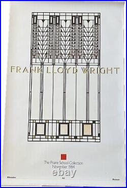 Frank Lloyd Wright The Prairie School Collection Rug (1984) Poster, 22 x 35