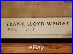 Frank Lloyd Wright Tokyo Imperial Hotel Architectural Blueprint Art Print Framed