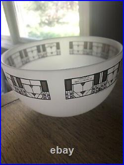 Frank Lloyd Wright Tree Of Life Frosted Decorative Glass Bowl Omaggio A