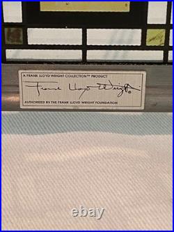 Frank Lloyd Wright Tree Of Life Stained Glass Panel 12.75 X 8.5