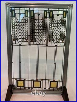 Frank Lloyd Wright Tree Of Life Stained Glass Panel 12.75 X 8.5