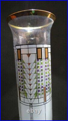 Frank Lloyd Wright Tree of Life Glass Vase Toscana Glass Egiziz Omaggio A