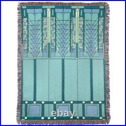 Frank Lloyd Wright Tree of Life Tapestry Throw Blanket