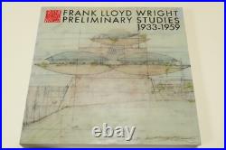 Frank Lloyd Wright Two Books Preliminary Studies 1933-1959 Monograph 1937-1941