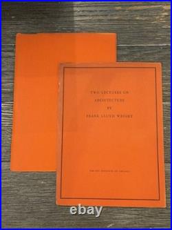 Frank Lloyd Wright Two Lectures on Architecture 1st Edition Softcover Chicago