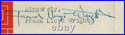 Frank Lloyd Wright Typed Letter Signed 01/28/1953