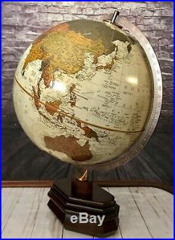 Frank Lloyd Wright Usonian 12 Inch Desktop World Globe By Replogle