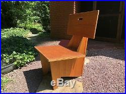 Frank Lloyd Wright Usonian chairs Set of 6