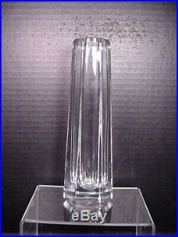 Frank Lloyd Wright Vase Tiffany & Co Multi Sided Crystal 8.25