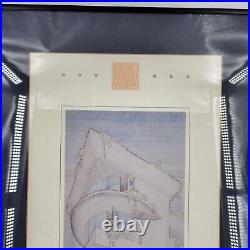 Frank Lloyd Wright Vintage 1995 US and Japan Architecture Art Show Framed Print