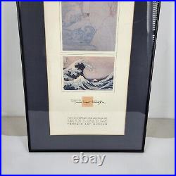 Frank Lloyd Wright Vintage 1995 US and Japan Architecture Art Show Framed Print