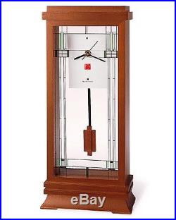 Frank Lloyd Wright Willits Mantel Clock by Bulova B1839 NIB