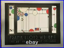 Frank Lloyd Wright Window Triptych