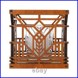 Frank Lloyd Wright Wooden Candle Stand Holder Room furniture Light 95x95mm