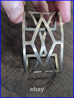 Frank Lloyd Wright X Andrea Panico PICO 925 Sterling Silver Architectural Bangle