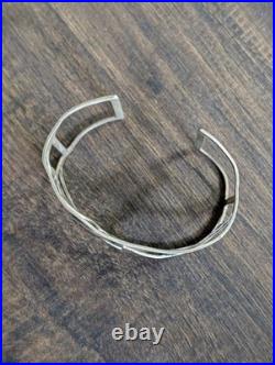 Frank Lloyd Wright X Andrea Panico PICO 925 Sterling Silver Architectural Bangle