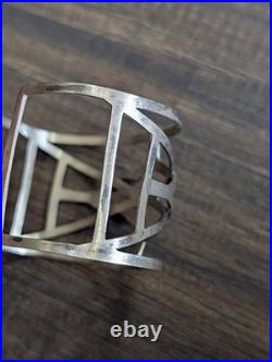 Frank Lloyd Wright X Andrea Panico PICO 925 Sterling Silver Architectural Bangle
