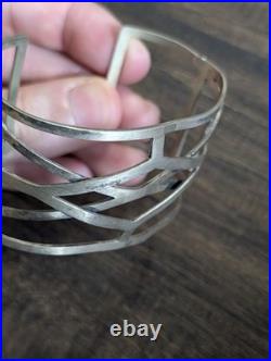 Frank Lloyd Wright X Andrea Panico PICO 925 Sterling Silver Architectural Bangle