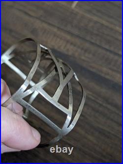 Frank Lloyd Wright X Andrea Panico PICO 925 Sterling Silver Architectural Bangle