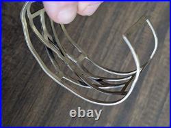 Frank Lloyd Wright X Andrea Panico PICO 925 Sterling Silver Architectural Bangle