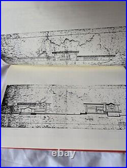 Frank Lloyd Wright architectural survey drawing of Jiyu Gakuen Endo arata