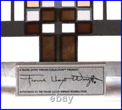 Frank Lloyd Wright collection Autumn Sumac Stained Art Glass by Glassmasters