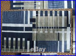 Frank Lloyd Wright fabric Schumacher Taliesin Line textile 4 pieces Design 102