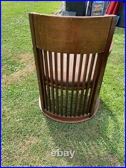 Frank Lloyd Wright for Cassina 606 Barrel Taliesin Dining Armchair Cherry Wood