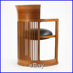Frank Lloyd Wright for Cassina 606 Barrel Taliesin Dining Armchair Cherry Wood