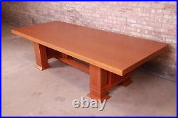 Frank Lloyd Wright for Cassina Arts & Crafts Allen Dining Table, 1986