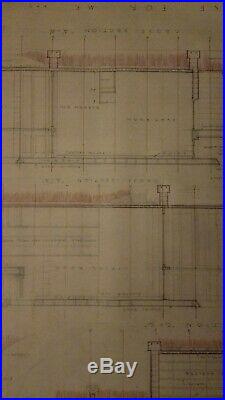 Frank Lloyd Wright original drawing