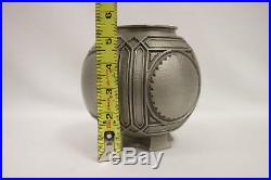 Frank Lloyd Wright round PEWTER VASE COLLECTIBLE Retired