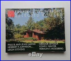 Frank Lloyd Wright's House Volume 5 Monograph1930 / 40's masterpiece