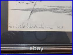 Frank Lloyd Wright's Isabel Robert's House Pencil Sketch By J. Hennessy