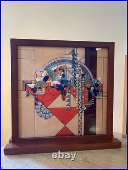 Frank Lloyd Wright's Stained Glass Collection Abstract May Basket Fruit Bowl