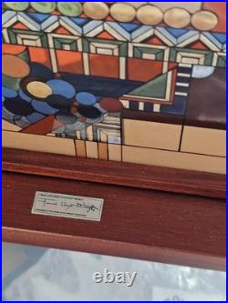 Frank Lloyd Wright's Stained Glass Collection Abstract May Basket Fruit Bowl