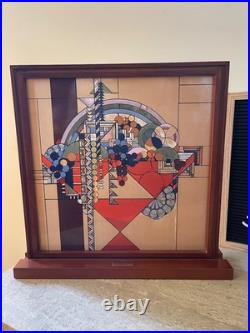 Frank Lloyd Wright's Stained Glass Collection Abstract May Basket Fruit Bowl