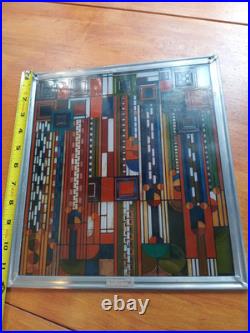 Frank Lloyd Wright's Stained Glass Collection Abstract Saguaro Cactus