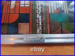 Frank Lloyd Wright's Stained Glass Collection Abstract Saguaro Cactus
