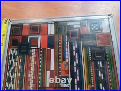 Frank Lloyd Wright's Stained Glass Collection Abstract Saguaro Cactus