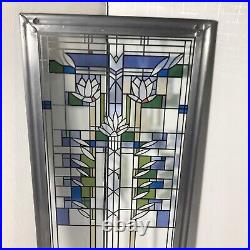 Frank Lloyd Wright vintage stained glass water lily Acrylic Glass Masters vint