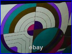 Frank Lloyd Wrightvintage Original Color Lithographgeometric Abstractlisted