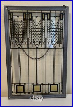Frank Lloyd wright STAINED ART Glass certified by FLW foundation